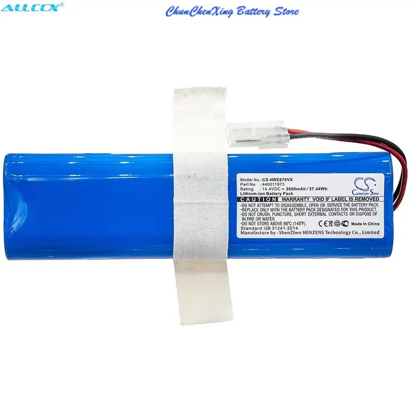 

GreenBattery2600mAh Battery 440011973 for Hoover BH70970, Rogue 970 Robot Vacuum, Rogue 970 Wi-Fi Connected