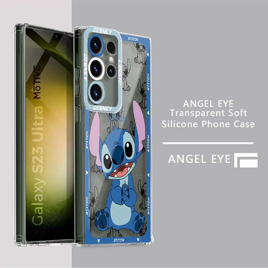 Disney Stitch Phone Case for Xiaomi Poco X3 Redmi 12C 10C 12 13C 5G 10A 9A 11T Pro NFC Mi 11 Lite Cover Clear