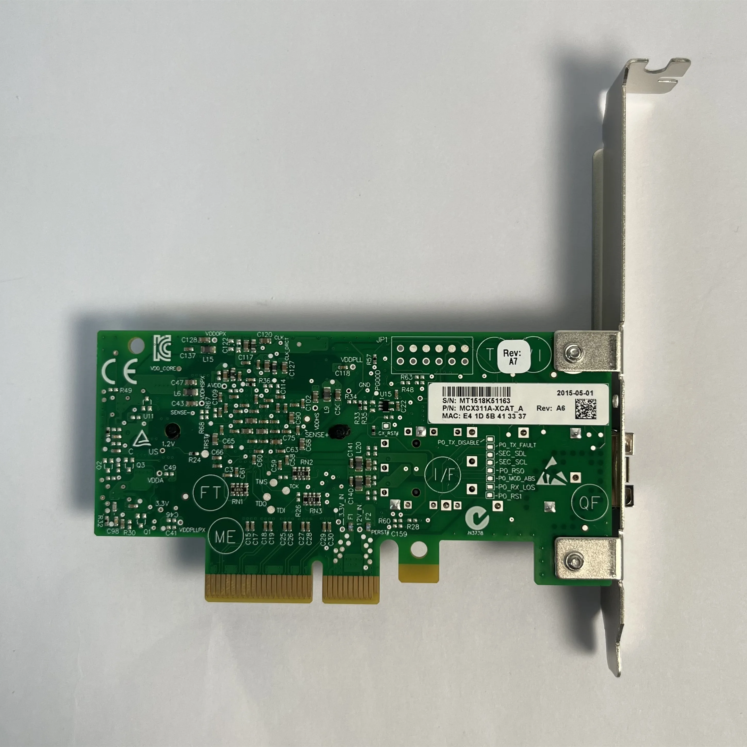 MCX311A-XCAT CX311A ConnectX-3 EN 10G Ethernet 10GbE SFP+ PCIe NIC Adapter Network Adapter High Profile For Mellanox