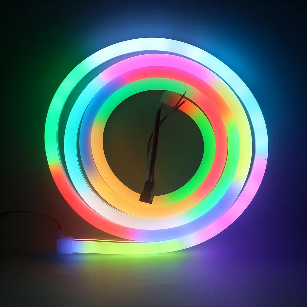 

SK6812 Neon Pixel RGB LED Strip LED Tape Flexible Silica Gel for KTV Bar Home Holiday Lighting WS2812B Waterproof 1m 2m 3m 5V