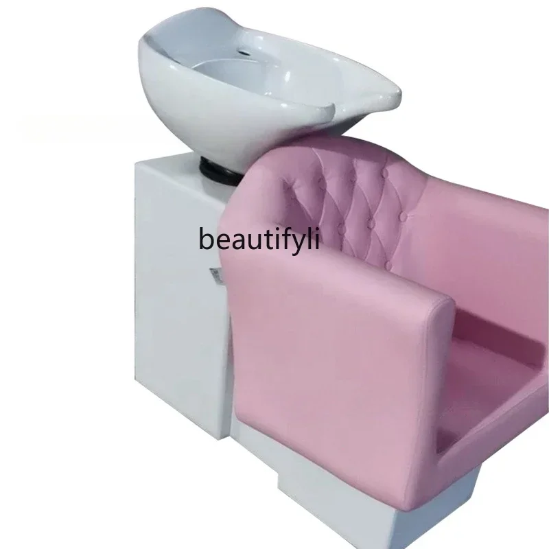 Современное кресло для волос парикмахерской кровать половинной промывки мебель