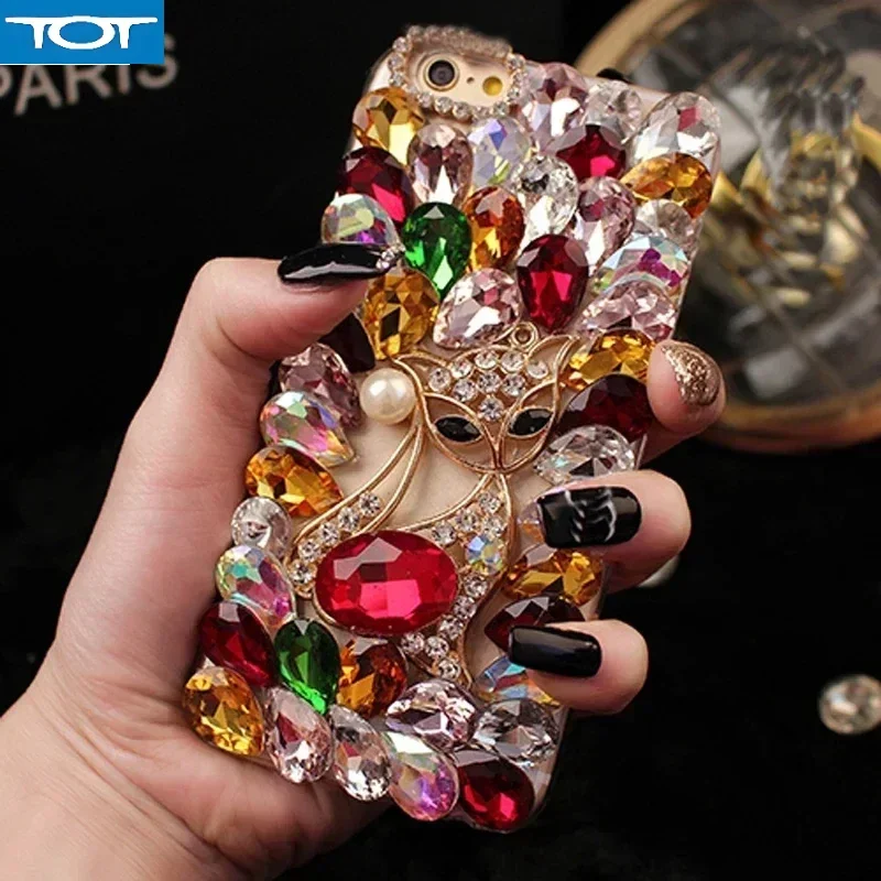 Фото Чехол со стразами для Xiaomi Redmi Note 10 S 9 11 Pro Max Red Mi Note 13 12 Pro 4G 5G Crystal Phone Coque №1