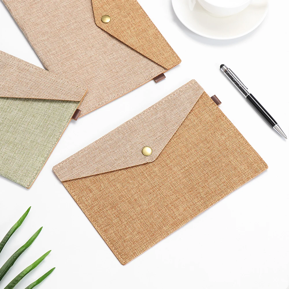 

A4 A5 Felt Envelopes File Bags Document Folders Document Organizers with Magnetic Buckle for Document Stationery Storage