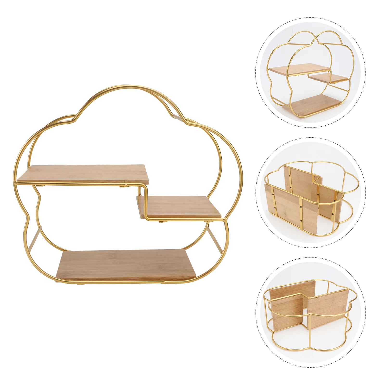 

1pc Wall Decor Home Supply Storage Shelf Decorative Rack Sundries Stand Storage Rack Storage Basket for Store Room Home