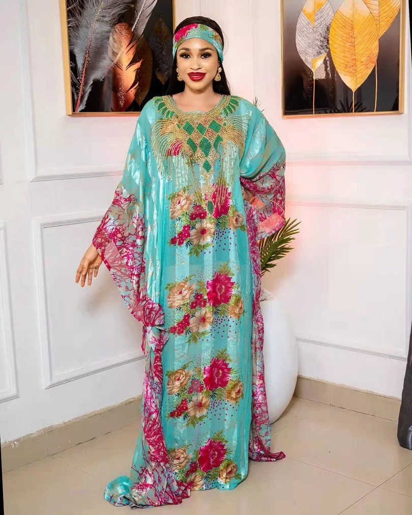 Женское вечернее платье африканская одежда с бриллиантами Анкары наряды Дубай