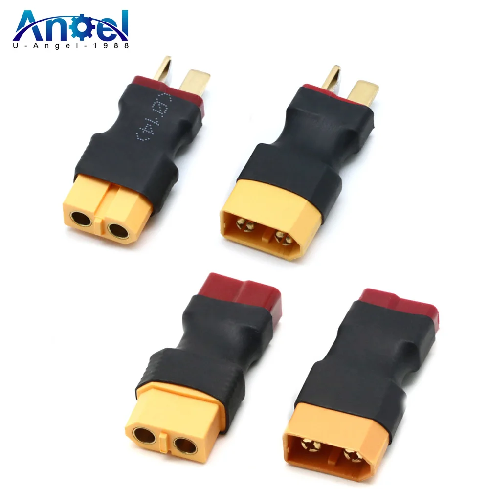 1 шт. T штекер к XT60 штекер/T гнездо штекер к XT60 гнездовой адаптер для радиоуправляемого вертолета квадрокоптера LiPo разъем для аккумулятора