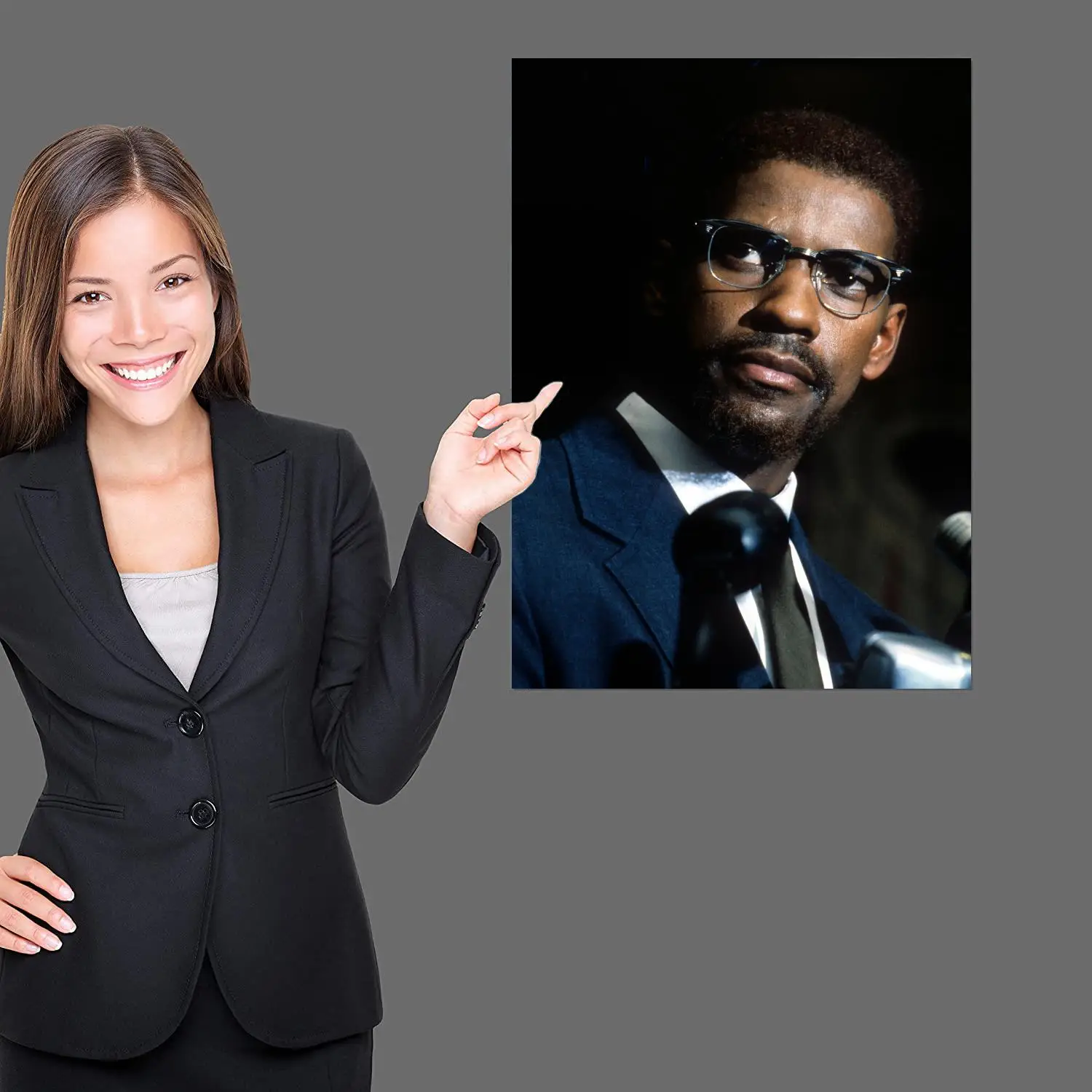 Картина на стену с изображением Малькольма x плакат декоративной живописи