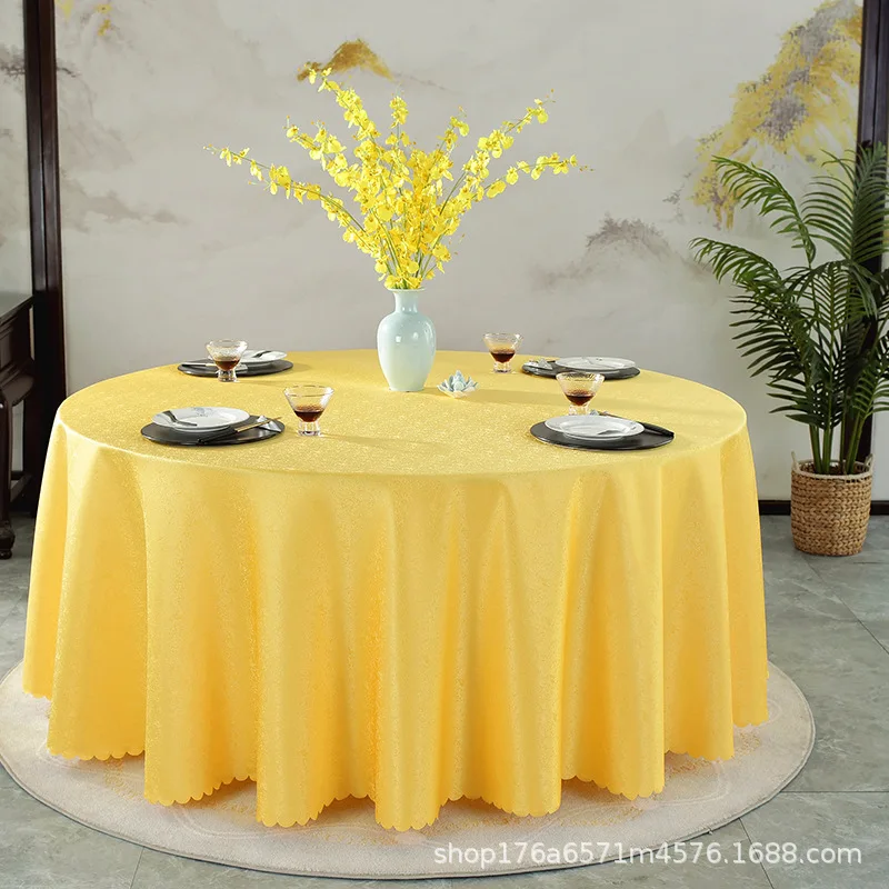 

Hotel cloth round table table cloth cloth tablecloth restaurant hotel home_Ling59