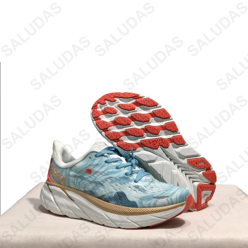 HOKA Sneakers Clifton 8 Ultra Light Elastic Running Shoes Men Multi Color Couple Jogging Shoe Mesh Breathable Tennis Shoes Women
