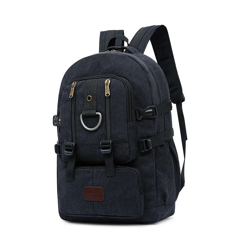 

Trend Men's Vintage Canvas Backpack 2023 New Large Capacity Students School Bags High Quality Travel Knapsack Laptop Rucksack