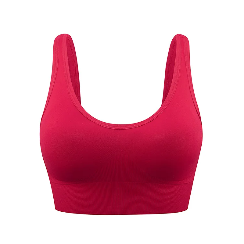 Women Sports Bras Push Up Wire Free Crop Top Fitness Gym Adjustable Breathable Top Sexy Running Yoga Sportswear Bralette Bandeau