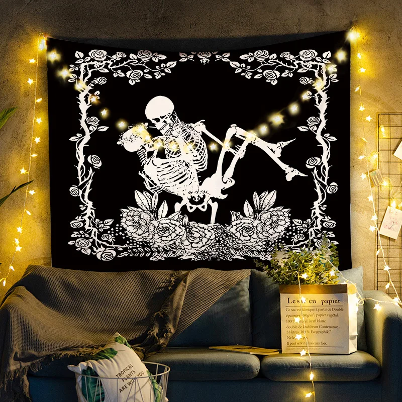 Настенный декор atсуши солнце луна искусство Череп рисунок ведьмахство хиппи