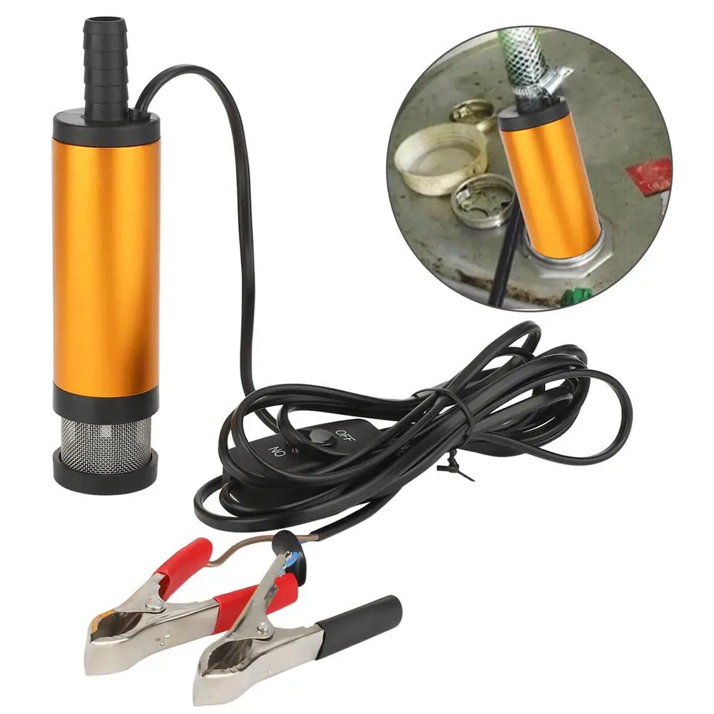 

[ New Arrivals ] 1 Set Electric Oil Transfer Pump DC5V12V 8500r Refueling Submersible -Fuel Water Oil Pump Tool