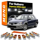 8 шт. внутренсветодиодный ная лампа для Subaru Impreza 2002-2007 Canbus автомобильная лампа Внутренняя купольная карта для Чтения номерного знака багажника светильник льный комплект