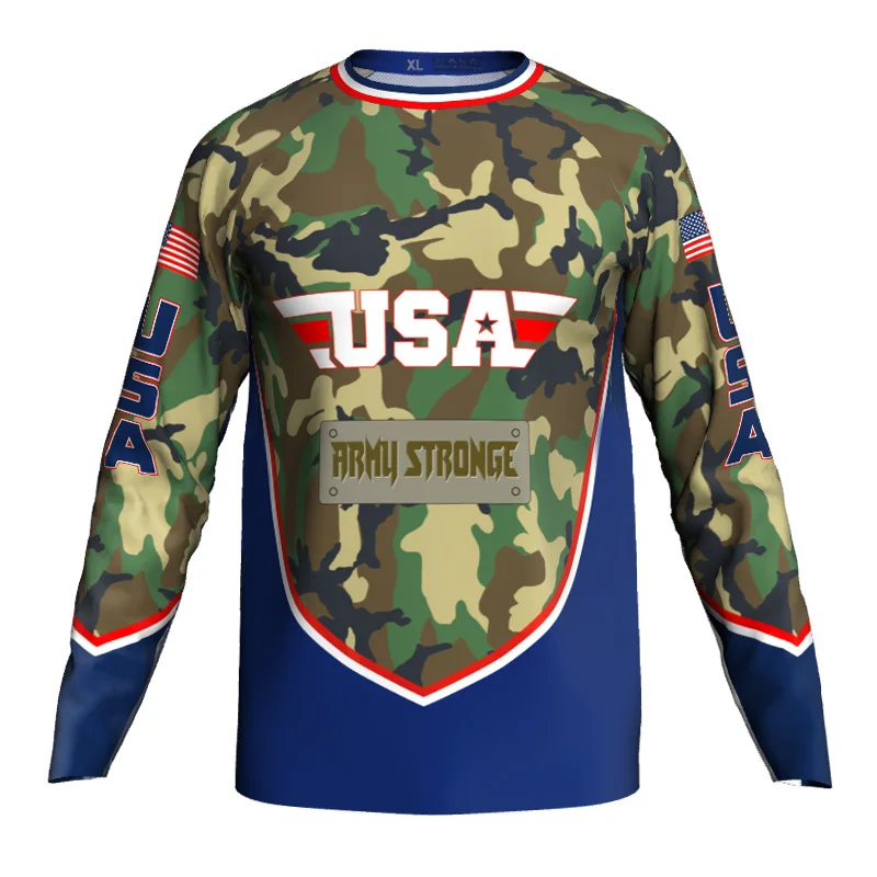 

Футболка с длинным рукавом для мотокросса, США