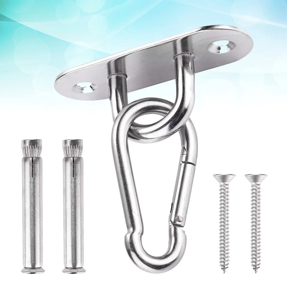 

1 Set Hammock Hanging Stainless Steel Interior Accessories Swing Hanger Hanging Trapeze Hanger for Trapeze Hammock
