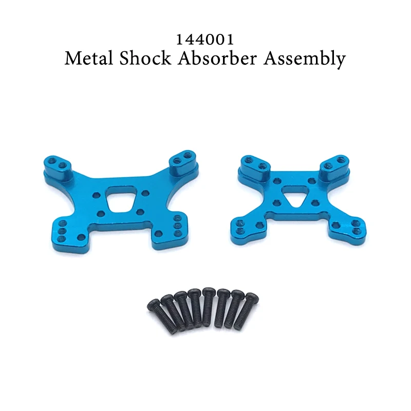 

WLtoys 144001-1302 RC Car Spare Parts 4WD Plastic/Upgrade Metal Front/ rear Shock absorber board frame 1/14 Original Accessories