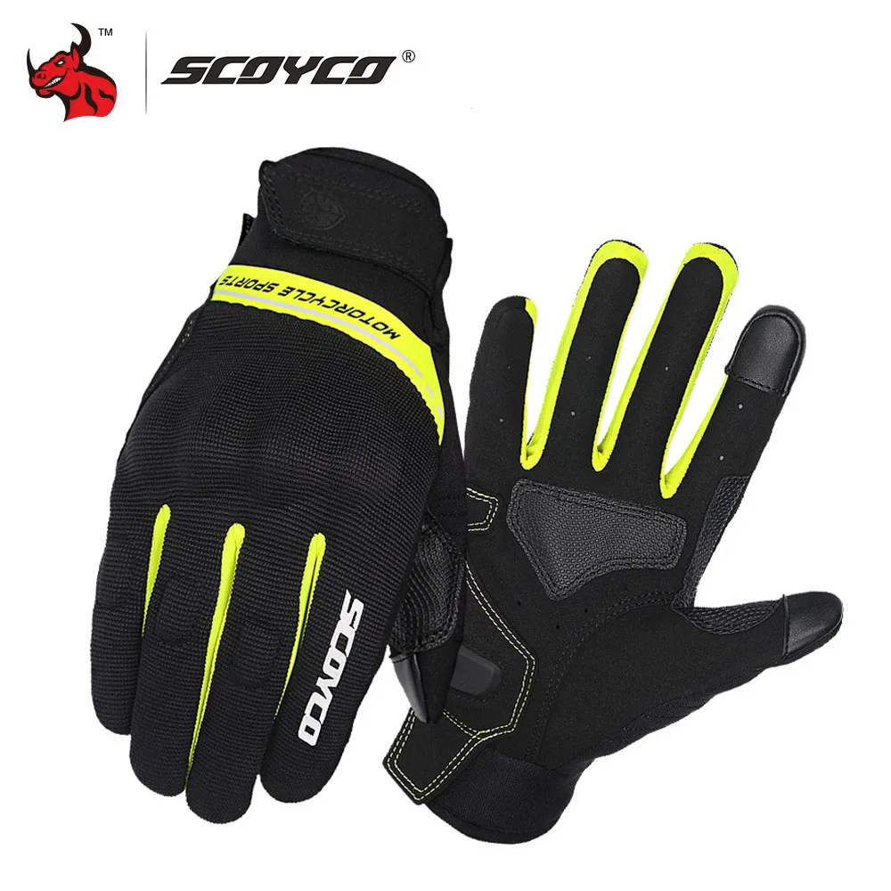 

SCOYCO Wear-resistant Motorcycle Gloves Comfortable And Breathable Touch Screen Gloves Motorcycle Riding Equipment 4 Colors