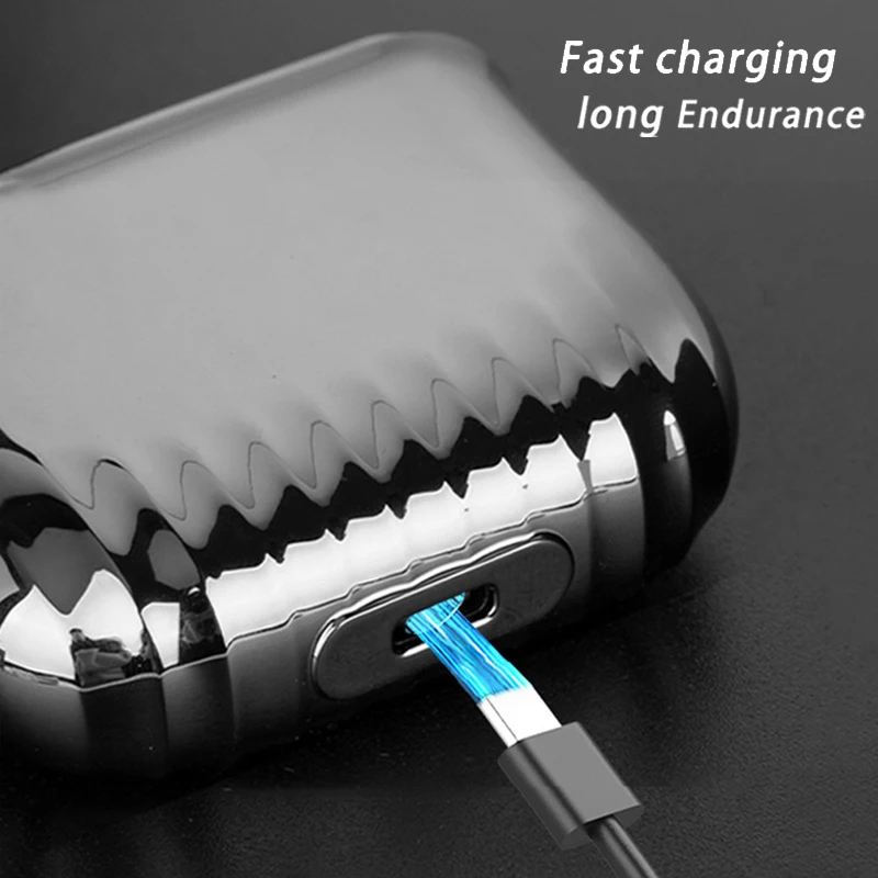 Мини-электробритва для мужчин портативная перезаряжаемая Бритва бороды IPX7