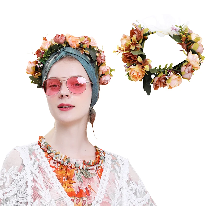 

Wedding Bride Hair accessories Flower Decor Headband Romantic, Cute, Elegant, Classic