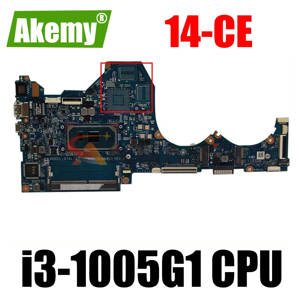 

DAG7ALMB8C0 For HP Pavilion 14-ce TPN-Q207 Laptop Motherboard with i3-1005G1 DDR4 100% working well