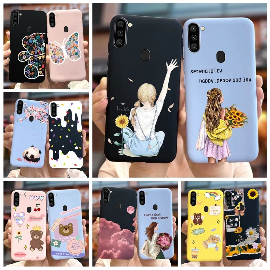 Чехол для Samsung Galaxy A11 M11, красивый чехол-накладка с рисунком конфет для Samsung A11 Galaxy M11 A115F, чехол для телефона, мягкие силиконовые чехлы
