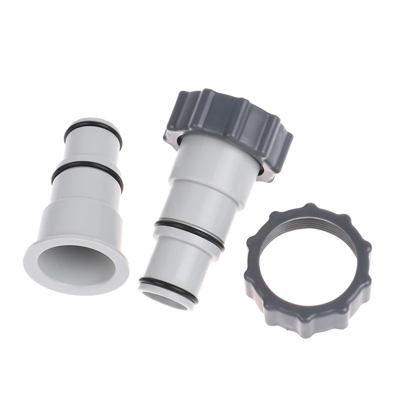 

NEW Pool Hose Adapter with Collar for Intex Threaded Connection Pumps Swimming Pool Parts Replacement