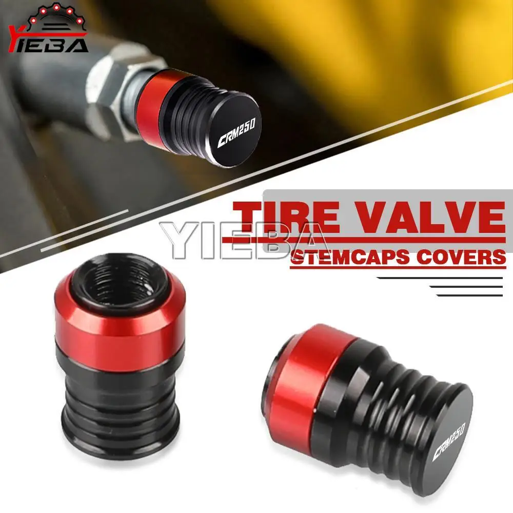 

Motorcycles Accessorie Wheel Tire Valve Stem Caps Airtight Covers Universal For HONDA CRM250 CRM 250 CRM250R All Years 2021 2020