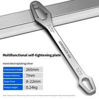 universal torx wrench double end wrench adjustable 8 22mm ratchet wrench spanner for bicycle motorcycle car repairing tools