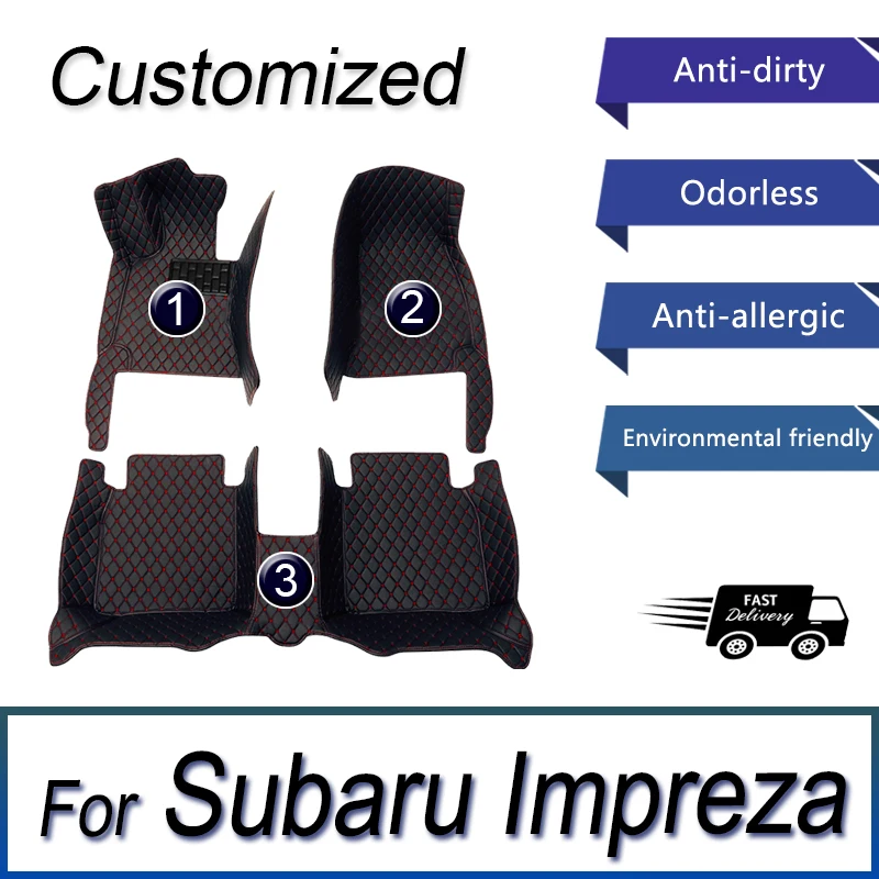 

Car Floor Mats For Subaru Impreza Anesis B3 Inpuressa GE GV GH GR 2008~2011 Anti-dirty Car Matts Floor Tray Muds Car Accessories