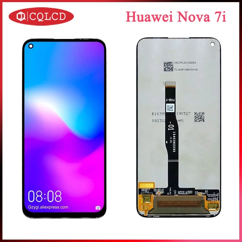 

Оригинальный дисплей для Huawei P40 Lite JNY-LX1 LCD для Nova 7i, ЖК-дисплей, сенсорный экран, дигитайзер в сборе, запасные части