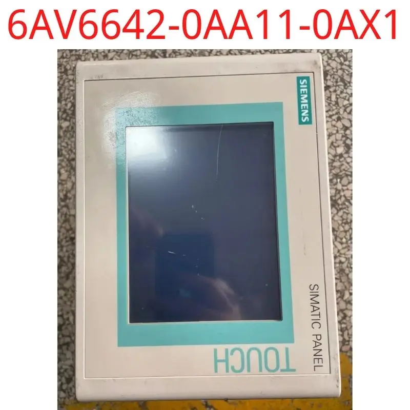 

used Siemens test ok real 6AV6642-0AA11-0AX1 SIMATIC Touch Panel TP 177A 5.7" blue mode STN display, MPI/PROFIBUS DP interface,