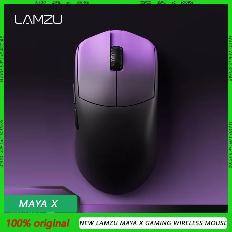 НОВАЯ игровая беспроводная мышь Lamzu MAYA X оригинальная PAW3950 Nordic52840 8K Dongle в комплекте
