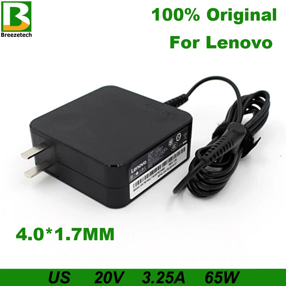 

Адаптер для ноутбука Lenovo, 20 в, 4,0 А, 65 Вт, 1,7*100 мм