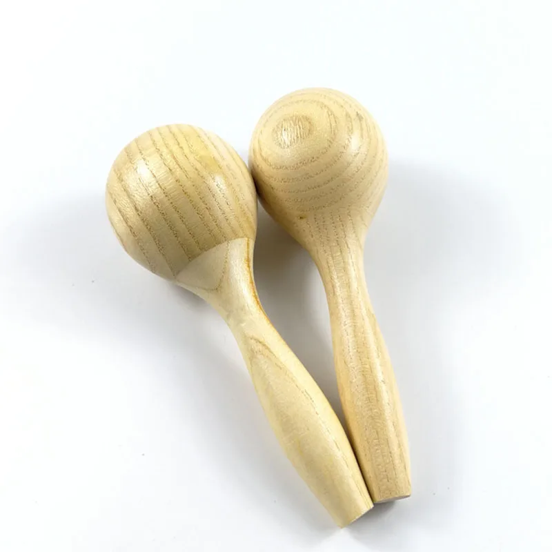 Деревянный Маракас для раннего образования музыкальные учебные пособия