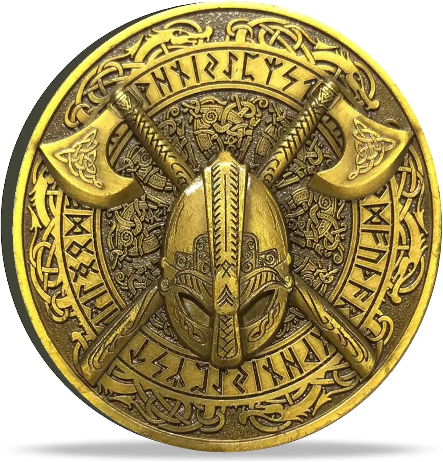 

Старинная золотая монета Vikings Battle-axe