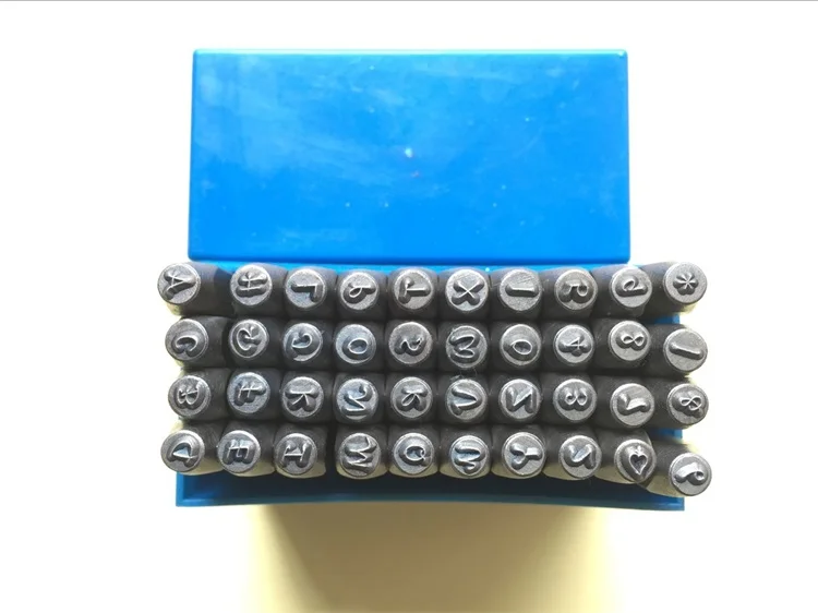 

Wholes 42pcs/set 3mm Flower Letter Shape Tool die Punch Stamp Stamping Case Leather Craft For Jewelry, Toys ect.