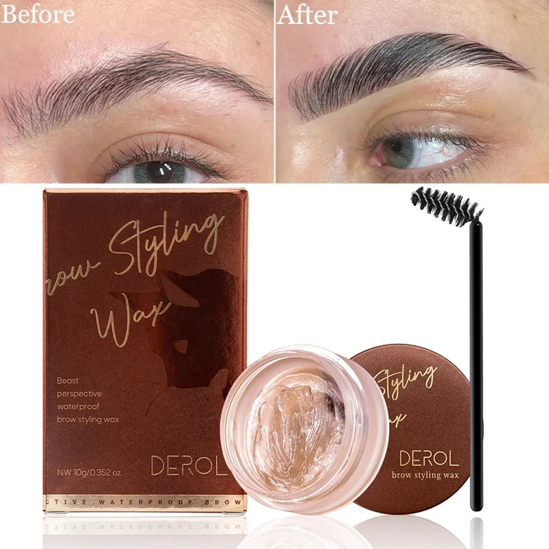 

Eyebrow Styling Wax Makeup Quick-drying Lasting Brow Pomade Setting Cream Natural Wild Eyebrow Sculpt Waterproof Soap Cosmetic