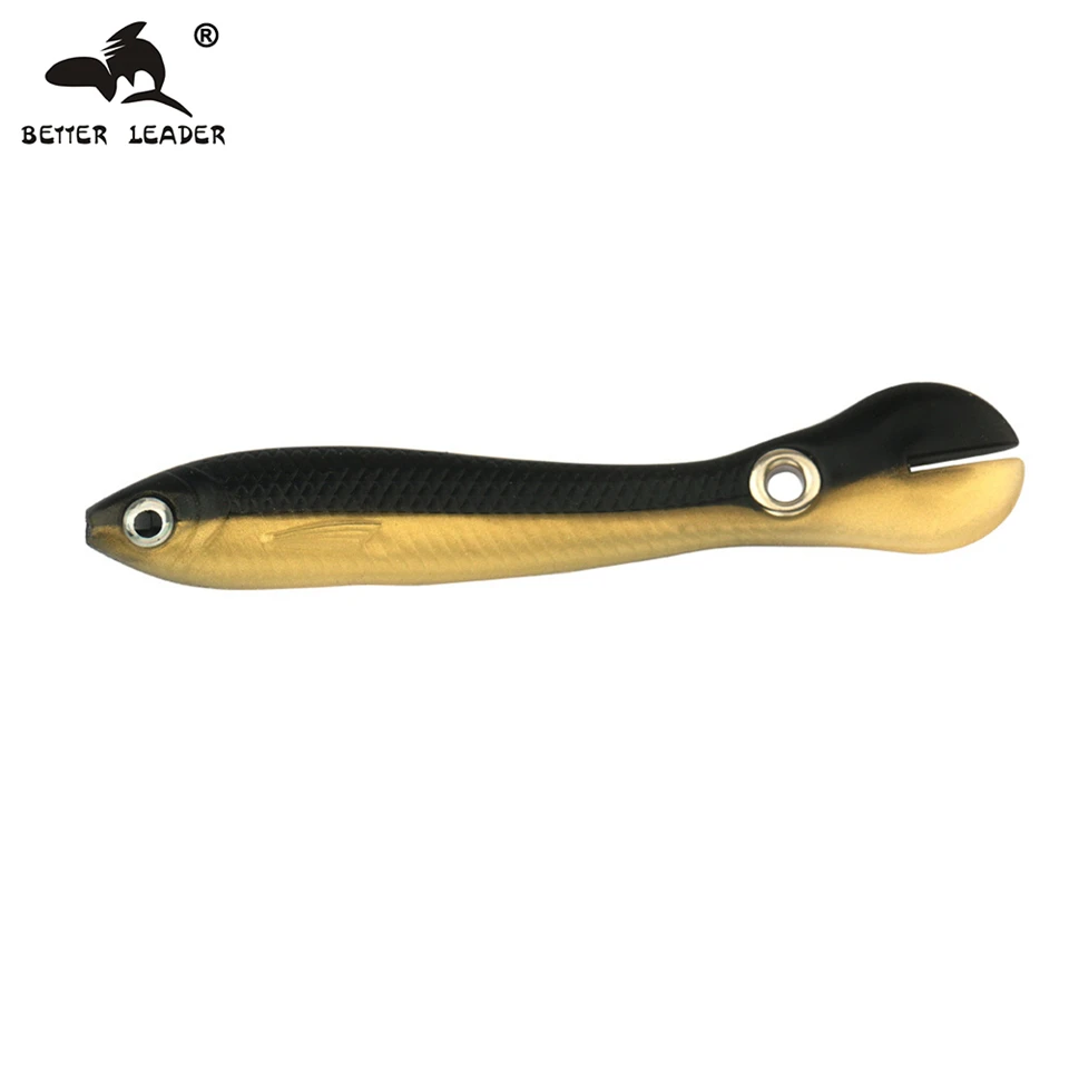 

Better Leader, 1 шт., светящаяся Φ 10 см, 6 г, Бионический воблер с хвостом, Мягкая приманка, искусственная рыболовная приманка для ловли окуня и щуки