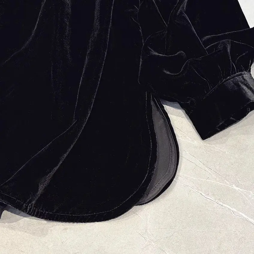 Женский бархатный кардиган