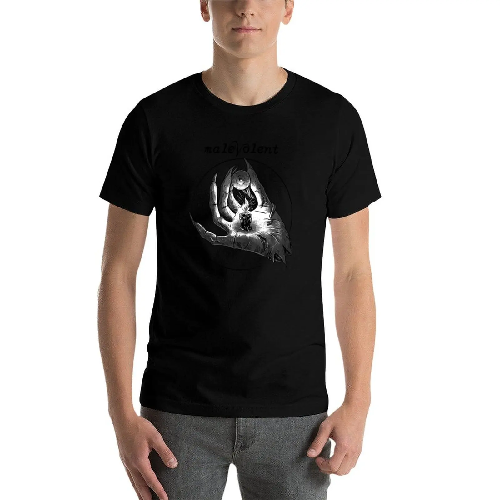 Фото Hand of Malevolence: Simple Tee Light T-Shirt Мягкая хлопковая футболка с принтом №4