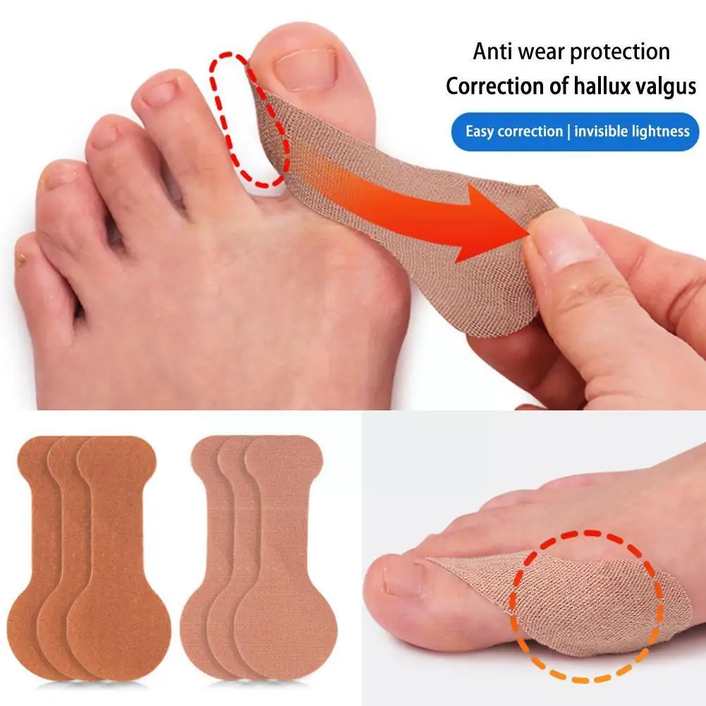 

10PCS Foot Toe Patches From Rubbing Hallux Valgus Bunion Stickers Tool Rubbing Toe Patches Correction Anti Patch Pedicure S2N7