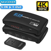 2022 best 4k hdmi switch 2 0 dolby vision hdr hdmi switch 4k 60hz hdmi 2 0 switch remote ir uhd 5 port hdmi switch switcher