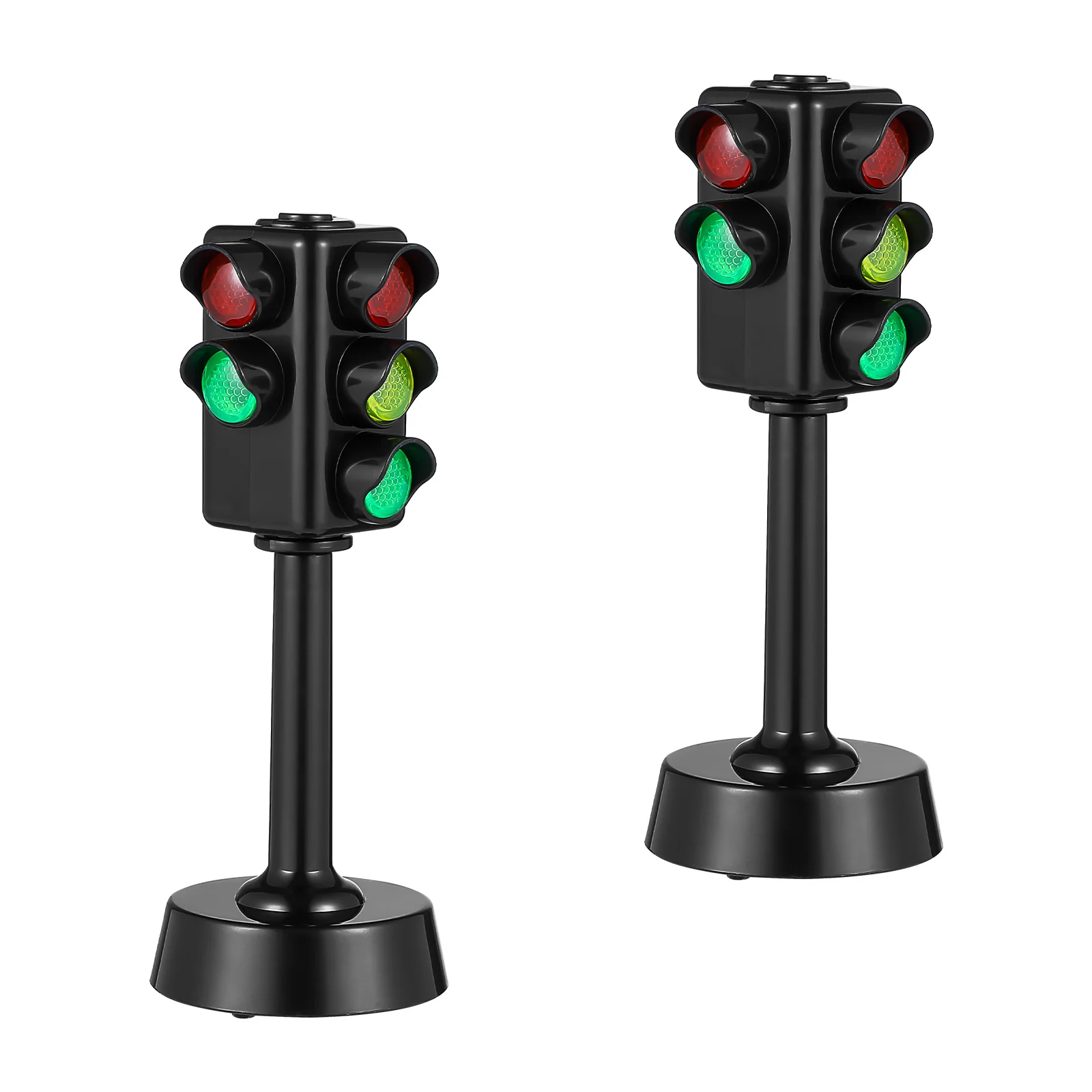 

TOYANDONA 2pcs Traffic Signal Lamps with Stand Red Green Yellow Signals Traffic Light & Crosswalk Signal