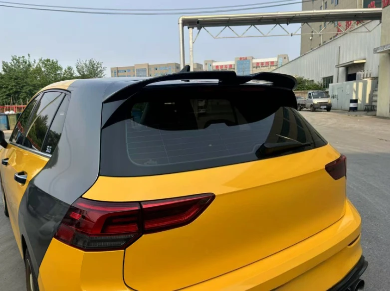 Фото Для VW Golf 8 MK8 8.5 GTI Rline 2019-2024 3 Oettinger Стиль Автомобильный задний спойлер на крышу Крыло Комплект кузова Модификация Внешняя настройка №3