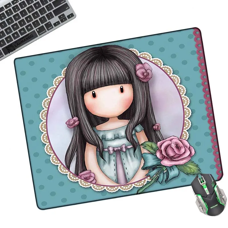 

Gaming Mouse Pad Anime Santoro Gorjuss Mousepad Gamer Cabinet Computer Desk Mat Pc Mats Keyboard Accessories Carpet Mause Mice