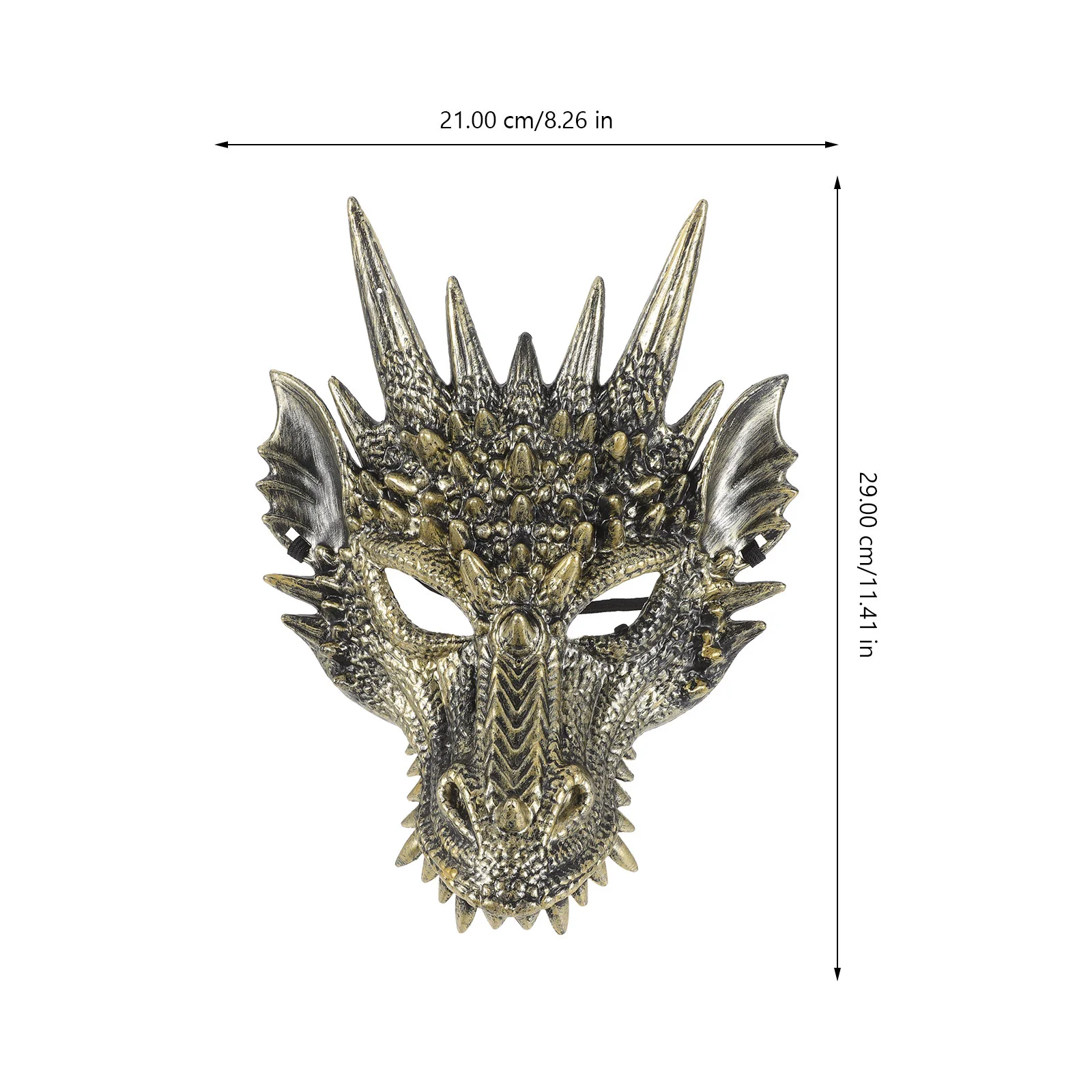 Маска животного аксессуар для костюма на Хэллоуин маски лица косплей Дракон