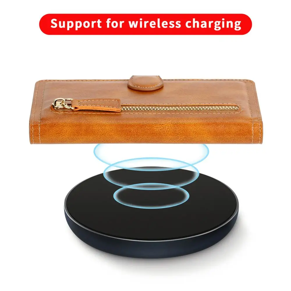 Кожаный чехол-бумажник для Samsung Galaxy S21 Ultra Plus роскошный флип-чехол с отделением