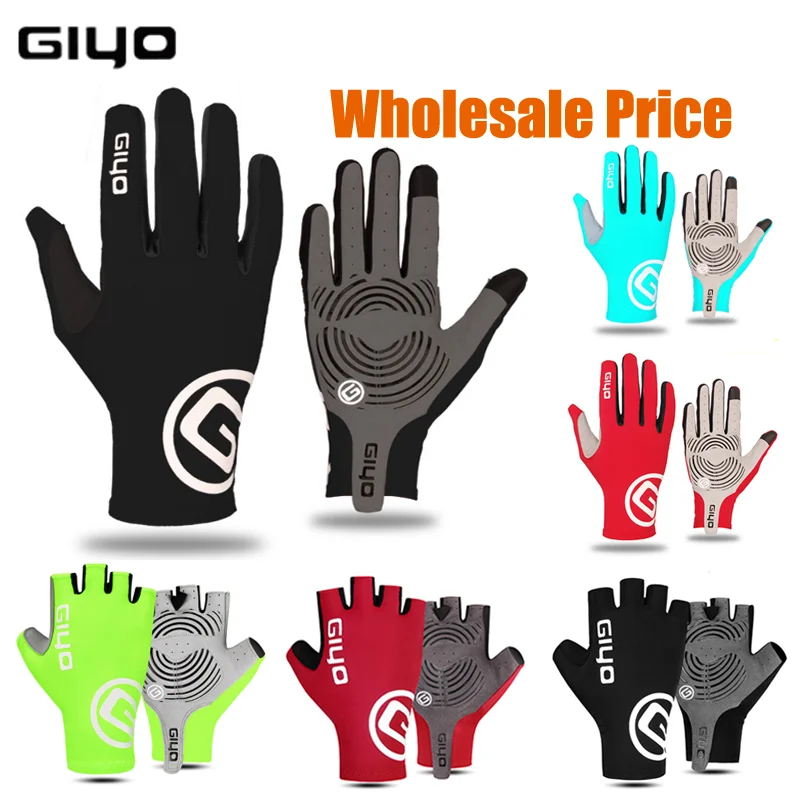 

Cycling Gloves Full Fingers Bicycle Fingerless Summer MTB Cycl Glove Men Woman for Spotrs Gym Fitness Fishing Bike Training GIYO