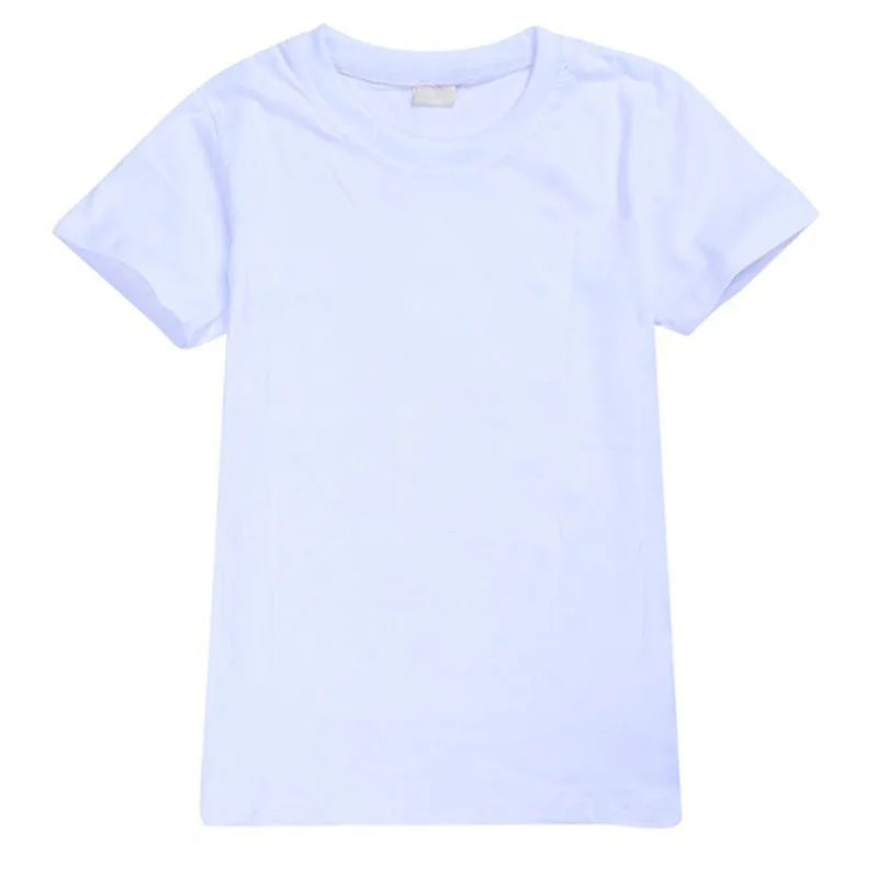 

Летняя однотонная Детская футболка с коротким рукавом, повседневный Топ